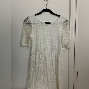 Women’s Juniors Iz Byer White Lace Dress